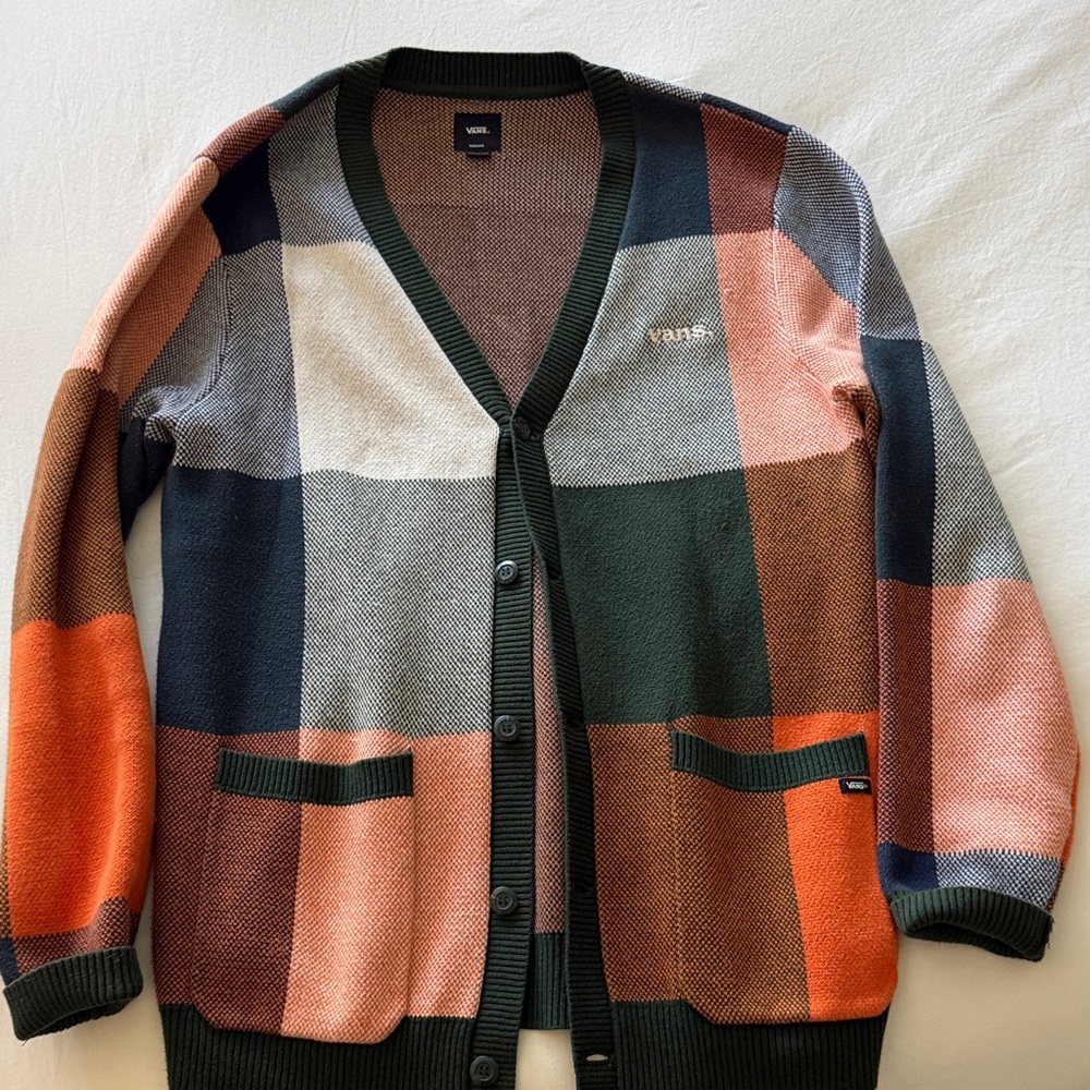 Vans Men's Colorful Plaid Cardigan